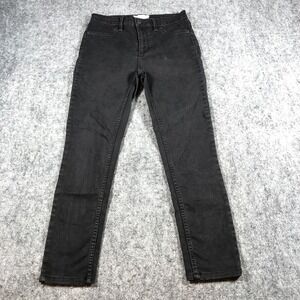 Free People Jeans Womens‎ 27R Black Skinny Stretch Denim Zip Fly Five Pocket